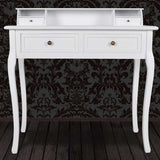 Vidaxl kaptafel femke met lades wit