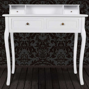 Vidaxl kaptafel femke met lades wit