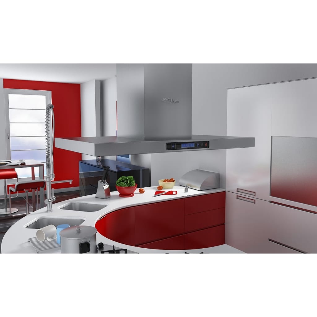 VIDAXL -Extraktorhaube für das Cooking Island mit LCD -Bildschirm