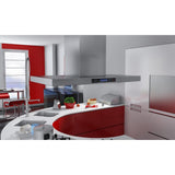 VIDAXL -Extraktorhaube für das Cooking Island mit LCD -Bildschirm
