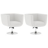 Vidaxl barstoelen 2 st kunstleer wit