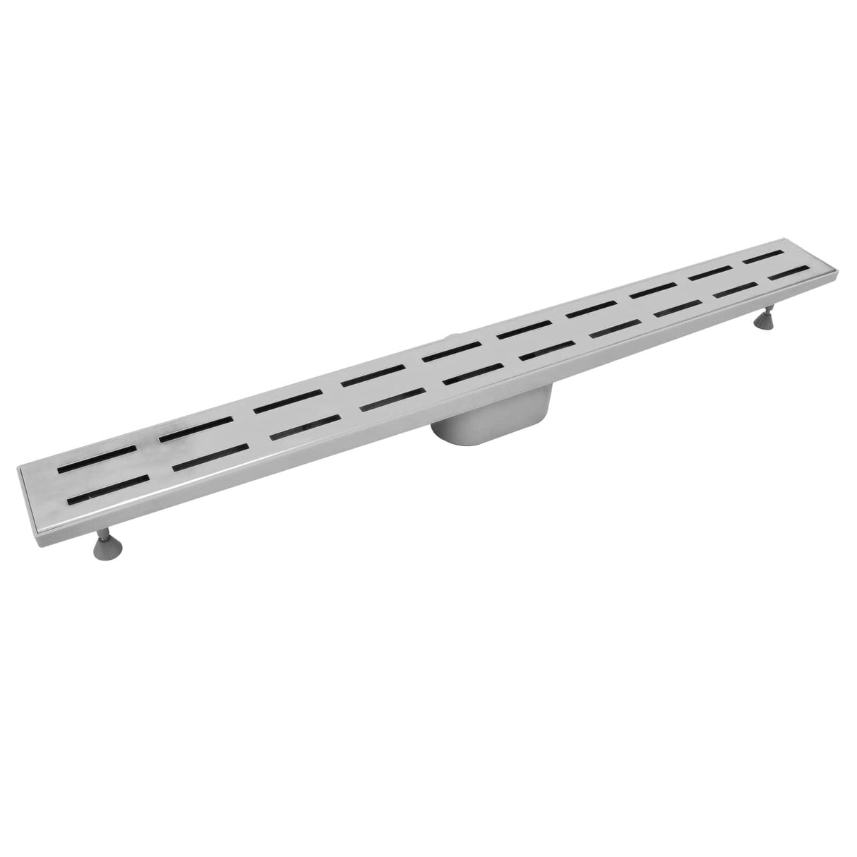 Vidaxl afvoeren wit 88 x 8.8 x 8.5 cm metaal