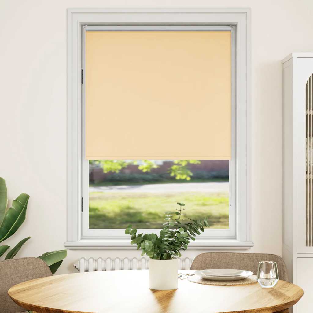 Vidaxl Verdunkelungsrollo 84,4 x 175 cm Stoffbreite 80 cm Beige