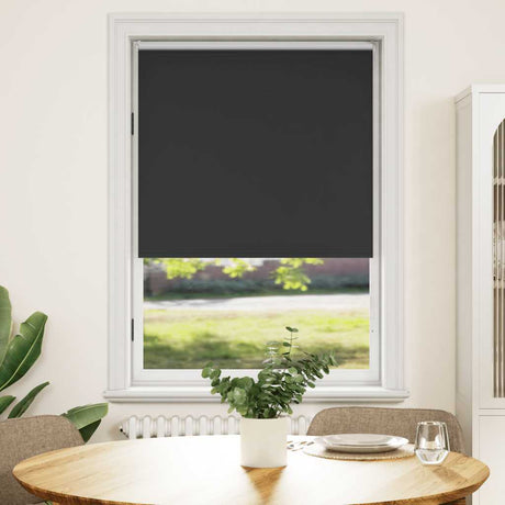 Vidaxx Verdunkelungsrollo 104,4 x 175 cm, Stoffbreite 100 cm, Schwarz