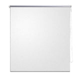 Vidaxl Roller Blind Blackout 80x230 cm Weiß