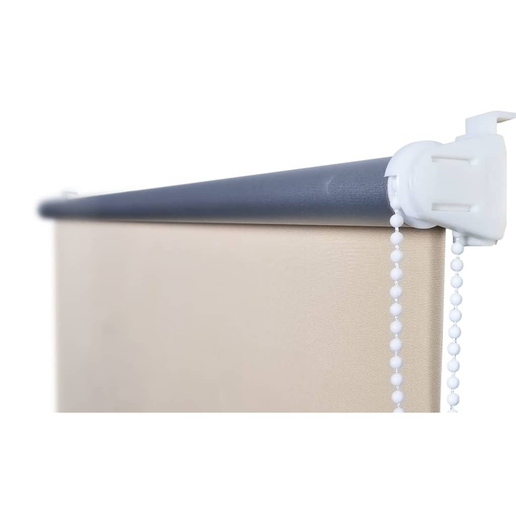 Vidaxl Roller Blind Blackout 80x230 cm Weiß