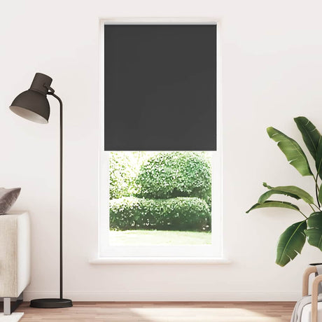 Vidaxx Verdunkelungsrollo 104,4 x 230 cm, Stoffbreite 100 cm, Schwarz