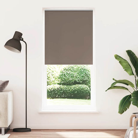Vidaxx Verdunkelungsrollo 124,4 x 230 cm Stoffbreite 120 cm Kaffeebraun