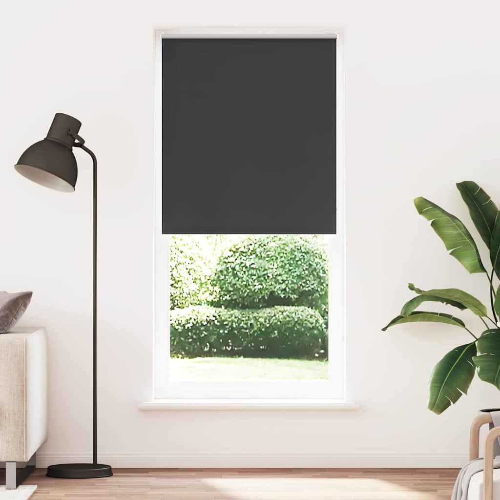 Vidaxl Roller Blind verdämmen 120 x 230 cm schwarz