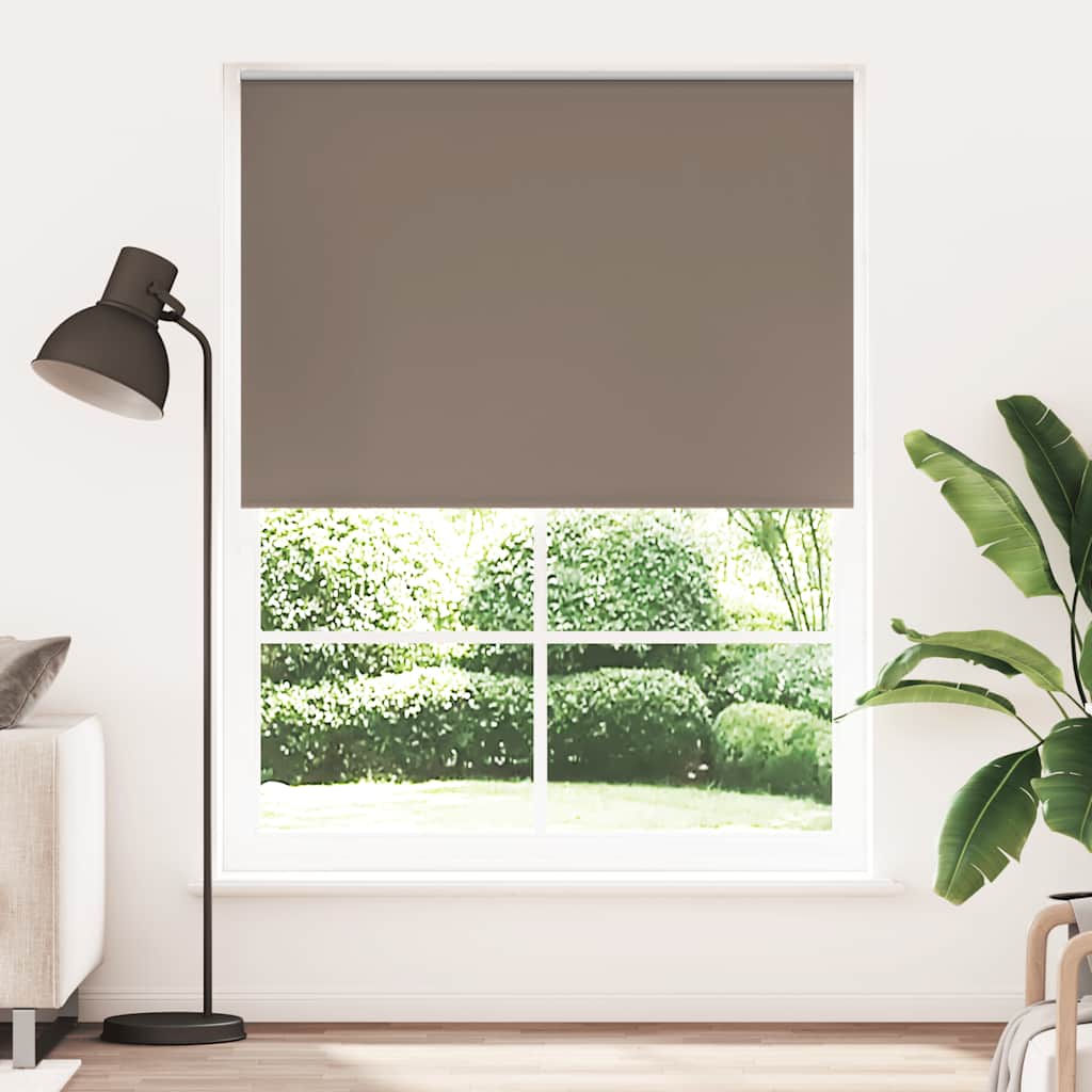Vidaxx Verdunkelungsrollo 164,4 x 230 cm Stoffbreite 160 cm Kaffeebraun