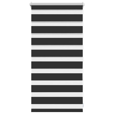 Vidaxl Duo Roller Blind 40x100cm schwarz