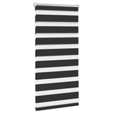 Vidaxl Duo Roller Blind 40x100cm schwarz