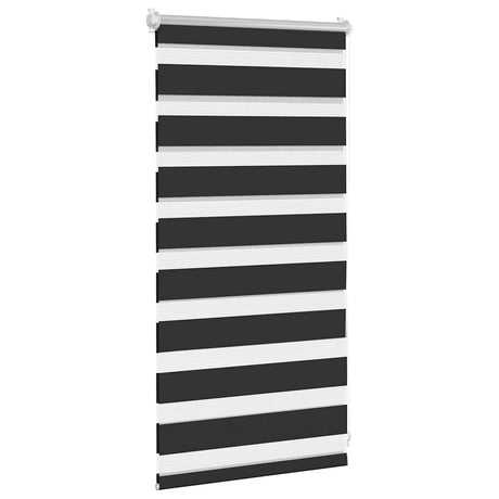 Vidaxl Duo Roller Blind 40x100cm schwarz