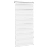 VidaXL Zebra-Rollo 60,9 x 120 cm, Stoffbreite 56,7 cm, Weiß