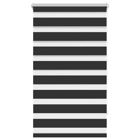 Vidaxl Duo Roller Blind 70x120 cm schwarz