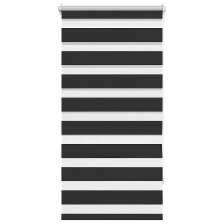 Vidaxl Duo Roller Blind 80x150 cm schwarz