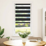 Vidaxl Duo Roller Blind 80x150 cm schwarz
