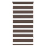 Vidaxl Duo Roller Blind 80x150 cm Kaffee braun