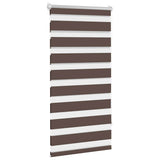 Vidaxl Duo Roller Blind 80x150 cm Kaffee braun