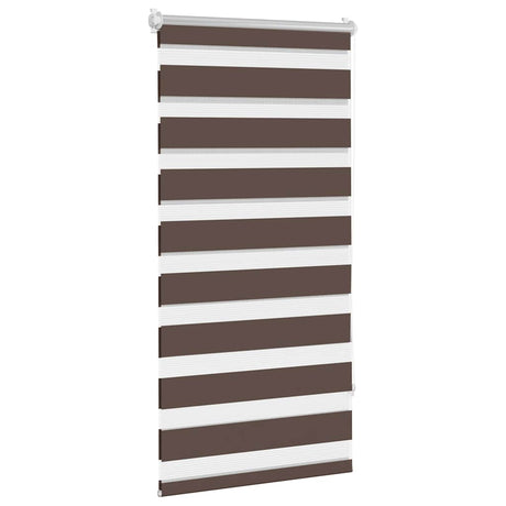 Vidaxl Duo Roller Blind 80x150 cm Kaffee braun