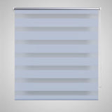 Vidaxl Duo Roller Blind 80x175cm Weiß