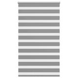 VidaXL Zebra-Rollo 80,9 x 175 cm, Stoffbreite 76,7 cm, Grau