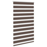 VidaXL Zebra-Rollo 80,9 x 175 cm, Stoffbreite 76,7 cm, Kaffeebraun