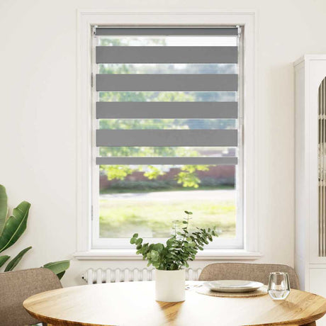 Vidaxl Duo Roller Blind 90x150 cm Grau