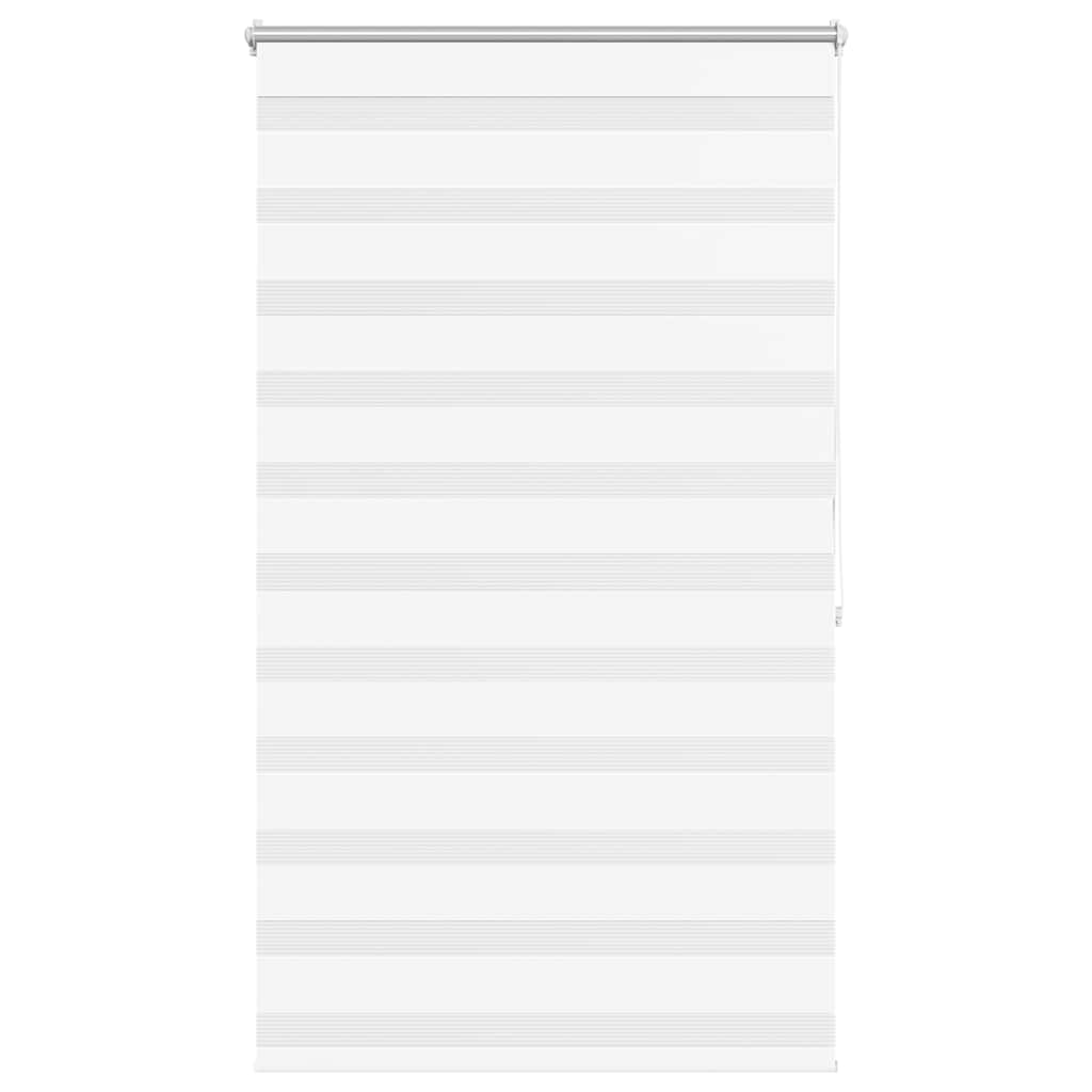 VidaXL Zebra-Rollo 100,9 x 175 cm, Stoffbreite 96,7 cm, Weiß