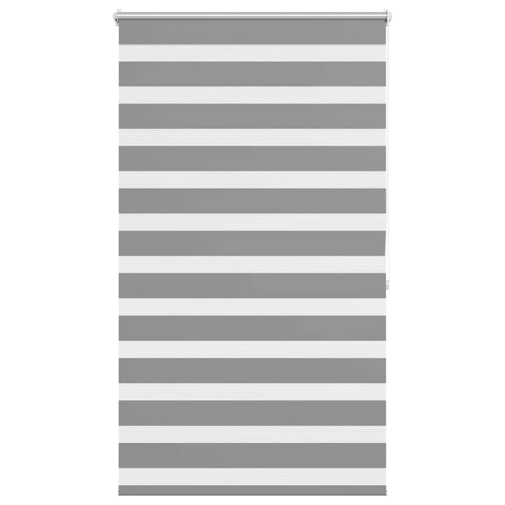 VidaXL Zebra-Rollo 100,9 x 175 cm, Stoffbreite 96,7 cm, Grau