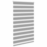 VidaXL Zebra-Rollo 100,9 x 175 cm, Stoffbreite 96,7 cm, Grau