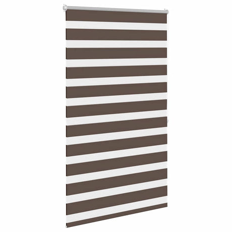 Vidaxl Duo Roller Blind 100 x 175 cm Kaffee Braun