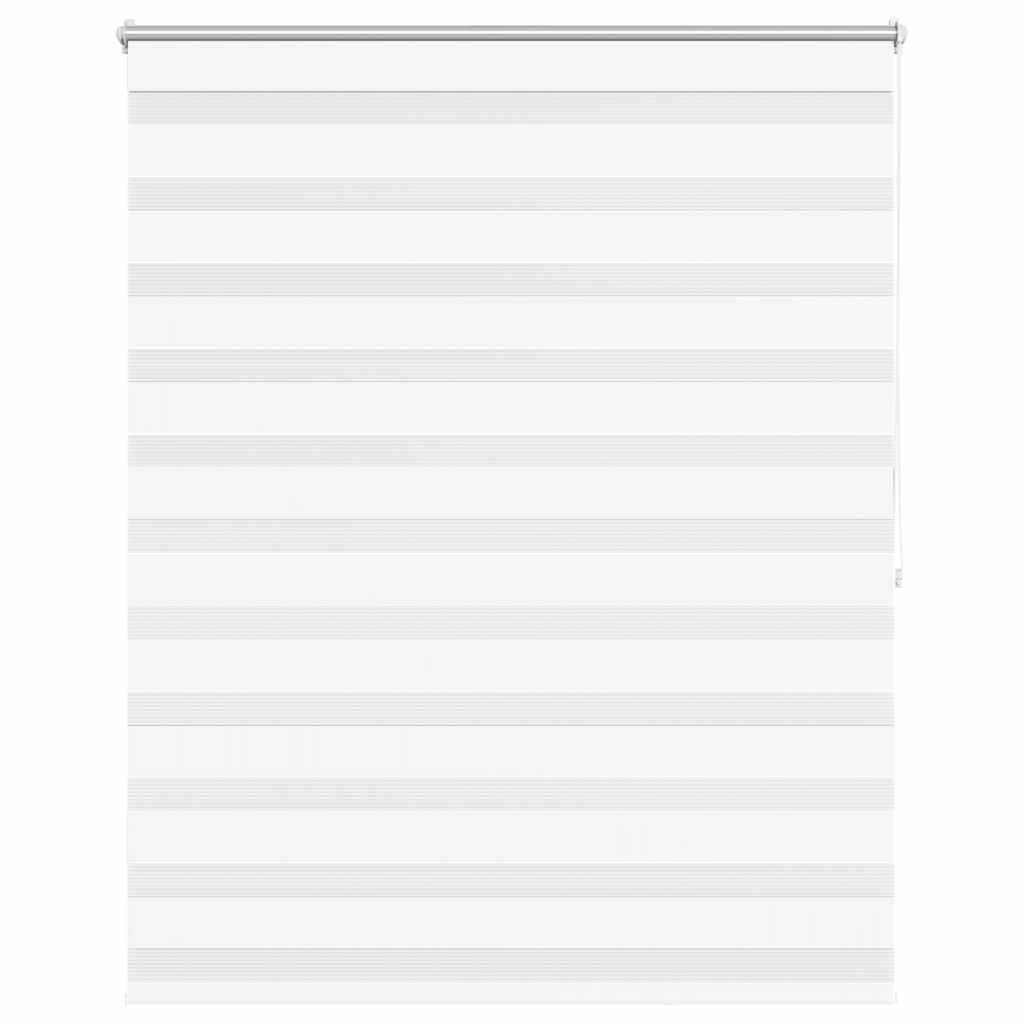 VidaXL Zebra-Rollo 120,9 x 175 cm, Stoffbreite 116,7 cm, Weiß