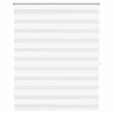 VidaXL Zebra-Rollo 120,9 x 175 cm, Stoffbreite 116,7 cm, Weiß
