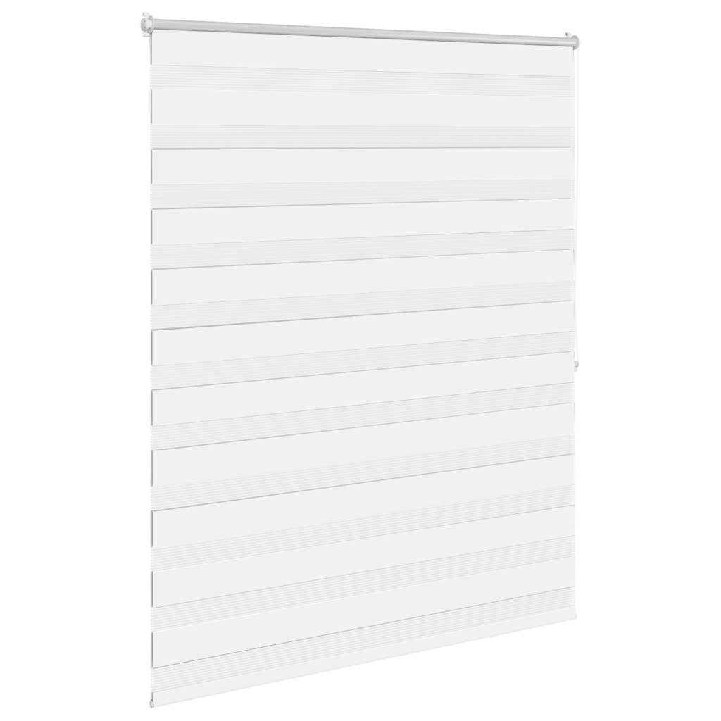 VidaXL Zebra-Rollo 120,9 x 175 cm, Stoffbreite 116,7 cm, Weiß