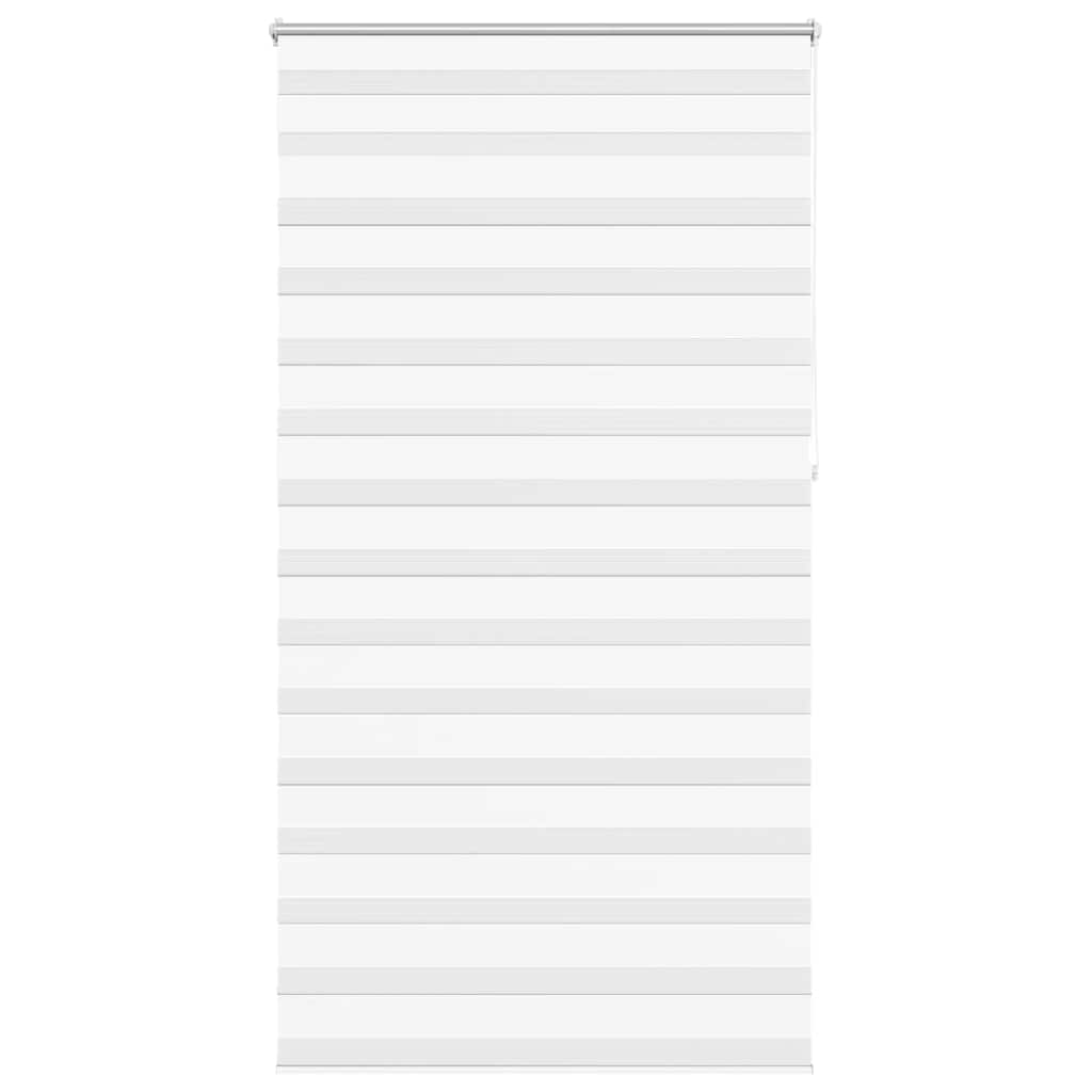 VidaXL Zebra-Rollo 120,9 x 230 cm, Stoffbreite 116,7 cm, Weiß