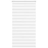 VidaXL Zebra-Rollo 120,9 x 230 cm, Stoffbreite 116,7 cm, Weiß