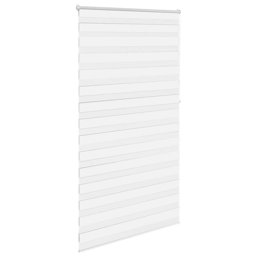VidaXL Zebra-Rollo 120,9 x 230 cm, Stoffbreite 116,7 cm, Weiß