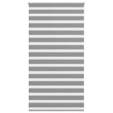 VidaXL Zebra-Rollo 120,9 x 230 cm, Stoffbreite 116,7 cm, Grau