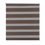 Vidaxl Duo Roller Blind 120 x 230 cm Kaffeebraun