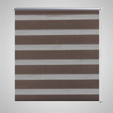 Vidaxl Duo Roller Blind 120 x 230 cm Kaffeebraun