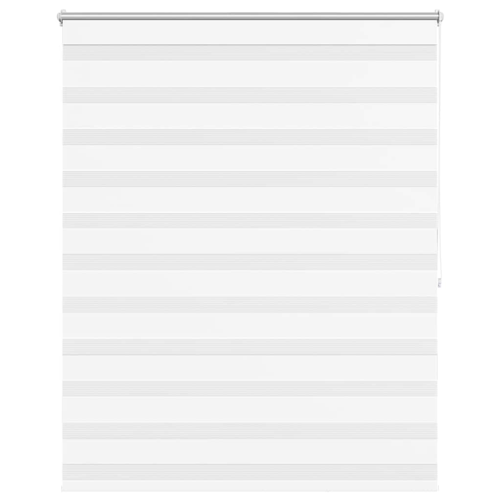 VidaXL Zebra-Rollo 140,9 x 175 cm, Stoffbreite 136,7 cm, Weiß