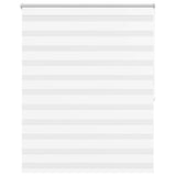 VidaXL Zebra-Rollo 140,9 x 175 cm, Stoffbreite 136,7 cm, Weiß