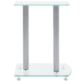 Vidaxl Aluminium -Lautsprecher Standards Transparentes Sicherheitsglas 2st