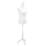 Vidaxl Estalage Doll Torso Frau Weiß