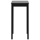 Vidaxl bartafel 55x55x107 cm mdf zwart