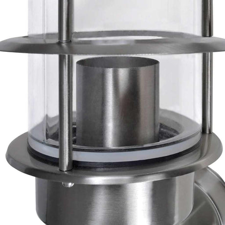 Vidaxl Wandlampe Edelstahl