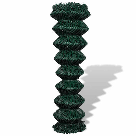 Vidaxl -Netzzaun 1,5x25 m Stahlgrün