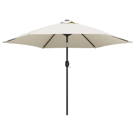 Vidaxl -Parasol mit Stahlpol 3 m Sandweiß