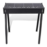 Vidaxl Charcoal Grill stehend Quadrat 75x28 cm